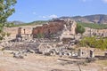 Ruins of the ancient city of Hierapolis. Pamukkale. Turkey Royalty Free Stock Photo