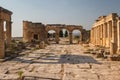 Ruins of the ancient city of Hierapolis Royalty Free Stock Photo