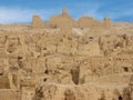 Ruins ancient city of Jiaohe in China Royalty Free Stock Photo