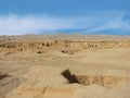 Ruins ancient city of Jiaohe in China