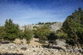 Ruins of the ancient city of Kyaneai, Turkey Royalty Free Stock Photo