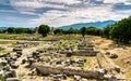 Ruins of the ancient city of Philippi in Greece