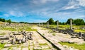 Ruins of the ancient city of Philippi in Greece