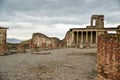 Ruins of Pompeii, ancient city in Italy, destroyed by Mount Vesuvius Royalty Free Stock Photo