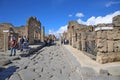 Ruins of ancient city Pompeii