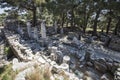 Ruins of the ancient city of Priene, Turkey