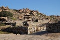 Ruins of ancient city Vijayanagara, India