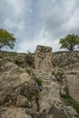 Ruins of ancient civilizations in the mountains of Mesopotamia Royalty Free Stock Photo