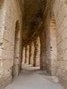 Ruins of ancient colosseum in North Africa