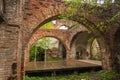 ruins of the ancient copper-smelting plant Preobrazhensky in the village of zilair