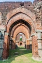 Ruins of ancient Darasbari Darashbari mosque in Sona Masjid area, Banglade