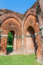 Ruins of ancient Darasbari Darashbari mosque in Sona Masjid area, Banglade