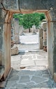 Ruins of ancient Ephesus in Turkey Royalty Free Stock Photo