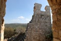 The ruins of an ancient fortress Royalty Free Stock Photo