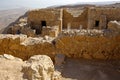 Ruins of ancient fortress Masada, Israel.