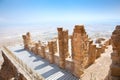 Ruins of ancient fortress Masada, Israel