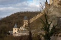 Ruins of ancient gothic castle Royalty Free Stock Photo