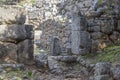 Ruins of the ancient Greek city of Lato,2500 years old near Kritsa, Crete. Royalty Free Stock Photo