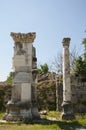 Ruins in ancient greek city Magnesia ad Maeandrum,Turkey Royalty Free Stock Photo