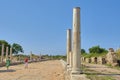 the ruins of the ancient Greek city of Side, Turkey