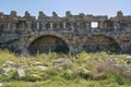 the ruins of the ancient Greek city of Side, Turkey Royalty Free Stock Photo
