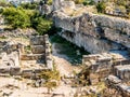 Ruins of Ancient  Greek city Royalty Free Stock Photo