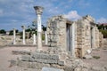 Ruins of ancient Greek colony Khersones Royalty Free Stock Photo