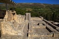 Ruins of an ancient Greek Palace on the island of Crete and the labyrinth of the Minotaur Royalty Free Stock Photo