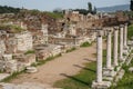 Ruins of the ancient Greek and Roman city of Sardis Royalty Free Stock Photo