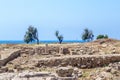 Ruins of ancient greek temple, Saranda Kolones Royalty Free Stock Photo