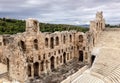 Ruins of ancient Greek theater Royalty Free Stock Photo