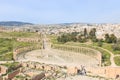 Ruins of the ancient Jerash, the Greco-Roman city of Gerasa in modern Jordan