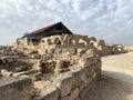 Ruins of the ancient Jewish settlement of Susiya in the Hebron Highlands