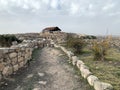 Ruins of the ancient Jewish settlement of Susiya in the Hebron Highlands