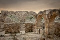 Ruins of the ancient Jewish settlement of Susiya in the Hebron Highlands in Israel