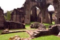 Ruins of Ancient Llanthony priory, Abergavenny, Monmouthshire, Wales, Uk Royalty Free Stock Photo