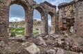 Ruins of the ancient Lycian city of Tlos. Royalty Free Stock Photo