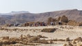 Ruins of ancient Masada fortress. Israel.