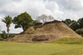 Ruins of the ancient Mayan archaeological site Altun Ha Royalty Free Stock Photo