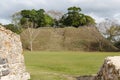 Ruins of the ancient Mayan archaeological site Altun Ha Royalty Free Stock Photo