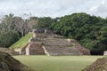 Ruins of the ancient Mayan archaeological site Altun Ha Royalty Free Stock Photo