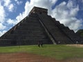 The Ruins of Ancient Mayan Buildings: Chichenitza Royalty Free Stock Photo