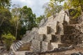Ruins of the ancient Mayan city of Balamku Royalty Free Stock Photo