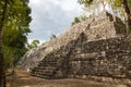 Ruins of the ancient Mayan city of Balamku Royalty Free Stock Photo