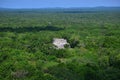 Ruins of the ancient Mayan city of Calakmul Royalty Free Stock Photo