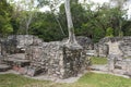 The ruins of the ancient Mayan city of Kohunlich, Quintana Roo, Mexico Royalty Free Stock Photo