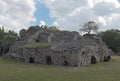 The ruins of the ancient Mayan city of Kohunlich, Quintana Roo, Mexico Royalty Free Stock Photo