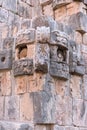 Ruins of the ancient Mayan city Uxmal. UNESCO World Heritage Sit Royalty Free Stock Photo