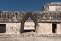 Ruins of the ancient Mayan city Uxmal. UNESCO World Heritage Sit Royalty Free Stock Photo