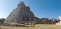 Ruins of the ancient Mayan city Uxmal. UNESCO World Heritage Sit Royalty Free Stock Photo